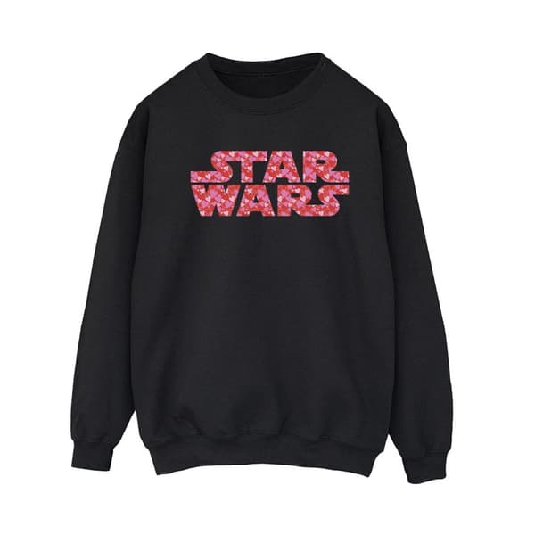 Star Wars Sweatshirt med hjärtlogotyp för kvinnor/damer