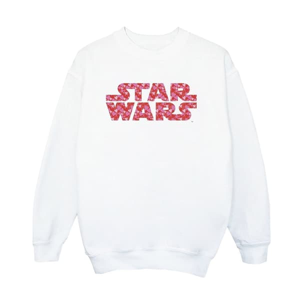 Star Wars Sweatshirt med hjärtlogotyp för kvinnor/damer