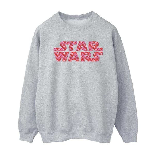 Star Wars Sweatshirt med hjärtlogotyp för kvinnor/damer