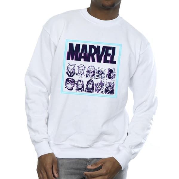 Marvel Mens Comics Glitch-tröja