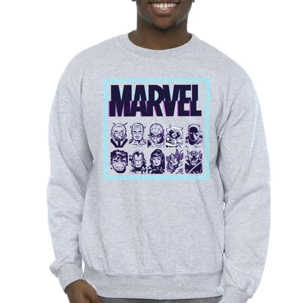 Marvel Mens Comics Glitch-tröja