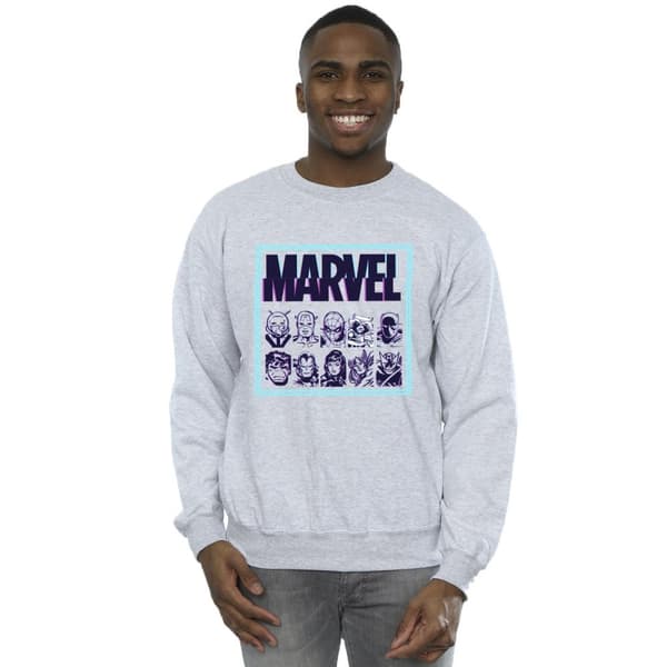 Marvel Mens Comics Glitch Sweatshirt