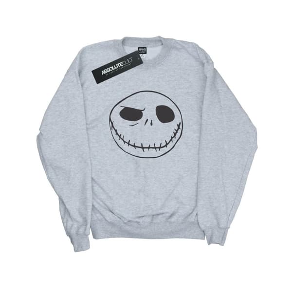 Disney Dam/kvinnor Nightmare Before Christmas Jack´s Big Face - Sweatshirt