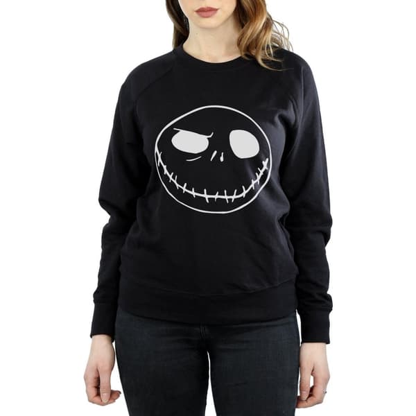 Disney Dam/kvinnor Nightmare Before Christmas Jack´s Big Face - Sweatshirt
