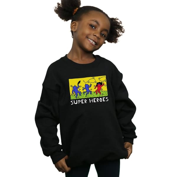 DC Comics Girls Batman Pop Art Sweatshirt