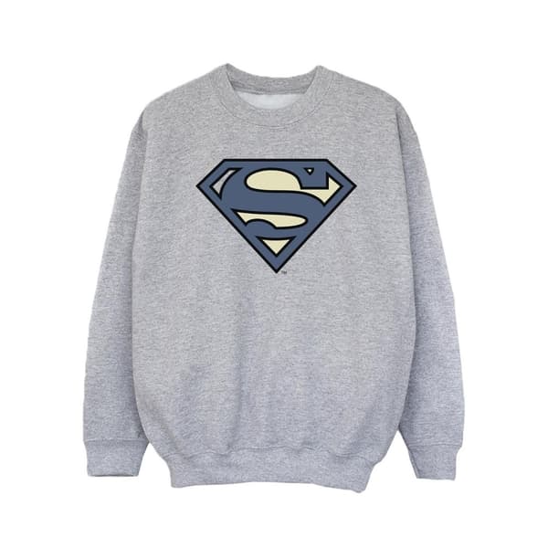 DC Comics Girls Superman Indigo Blue Logo Sweatshirt