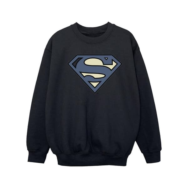 DC Comics Girls Superman Indigo Blue Logo Sweatshirt