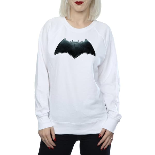 DC Comics Sweatshirt med Batman-emblem för damer/kvinnor - Justice League Movie
