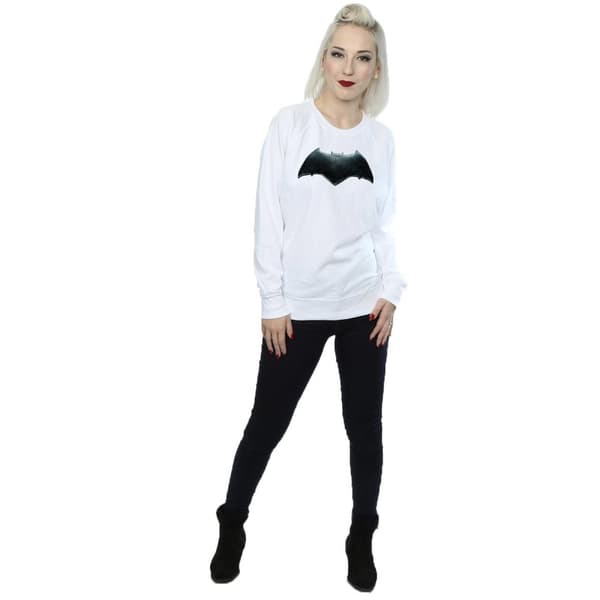 DC Comics Sweatshirt med Batman-emblem för damer/kvinnor - Justice League Movie