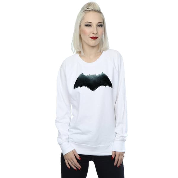 DC Comics Sweatshirt med Batman-emblem för damer/kvinnor - Justice League Movie