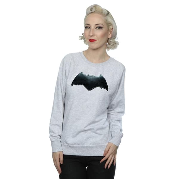 DC Comics Sweatshirt med Batman-emblem för damer/kvinnor - Justice League Movie