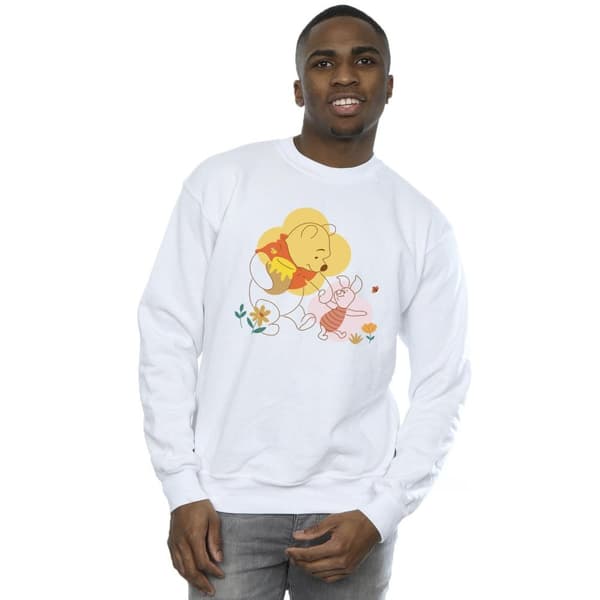Disney Mens Winnie The Pooh Piglet Sweatshirt