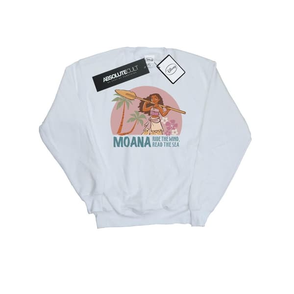 Disney Girls Moana Read The Sea Sweatshirt