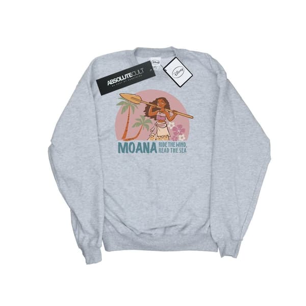 Disney Girls Moana Read The Sea Sweatshirt