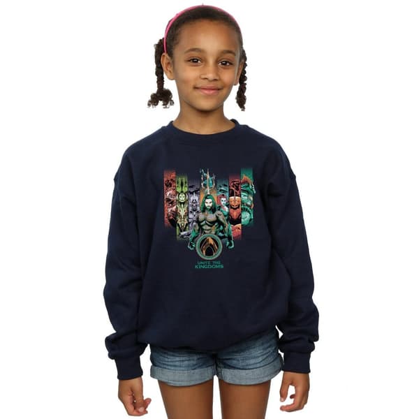 DC Comics Girls Aquaman Unite The Kingdoms Sweatshirt