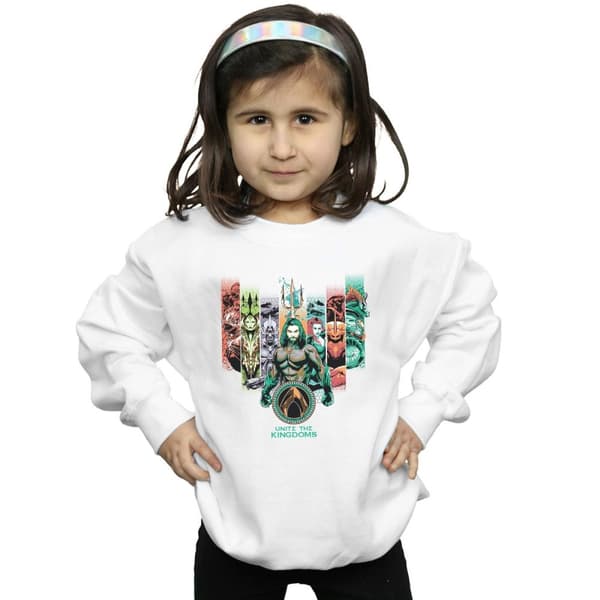DC Comics Girls Aquaman Unite The Kingdoms Sweatshirt