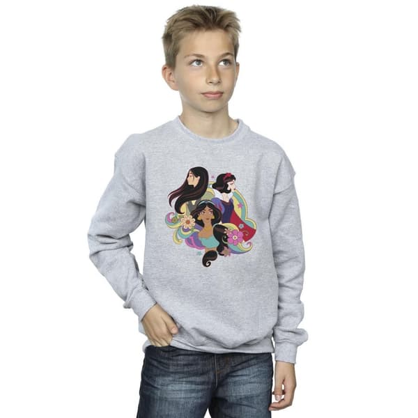 Disney Pojkar Prinsessan Mulan Jasmine Snövit Sweatshirt