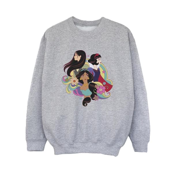Disney Pojkar Prinsessan Mulan Jasmine Snövit Sweatshirt