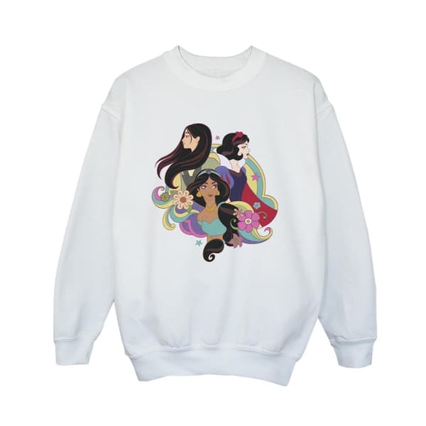 Disney Pojkar Prinsessan Mulan Jasmine Snövit Sweatshirt