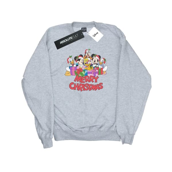 Disney Womens/Ladies Mickey Mouse And Friends Christmas Sweatshirt