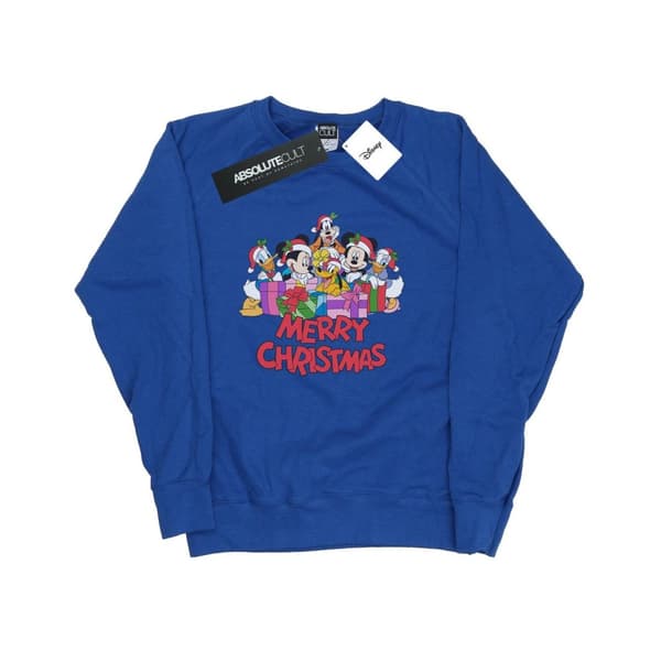 Disney Womens/Ladies Mickey Mouse And Friends Christmas Sweatshirt