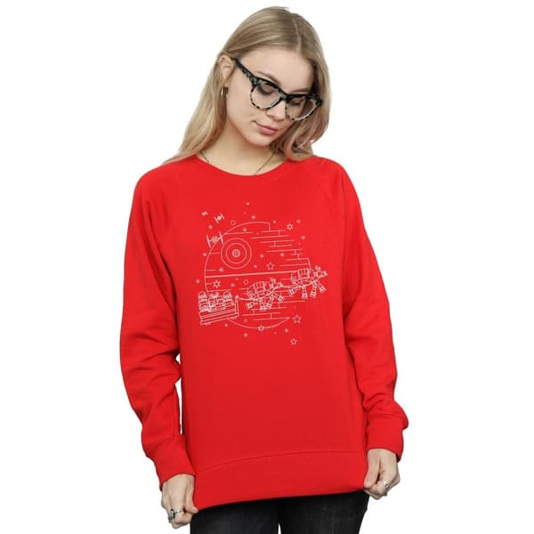 Star Wars Dödsstjärnan Sleigh Sweatshirt - dam/dam