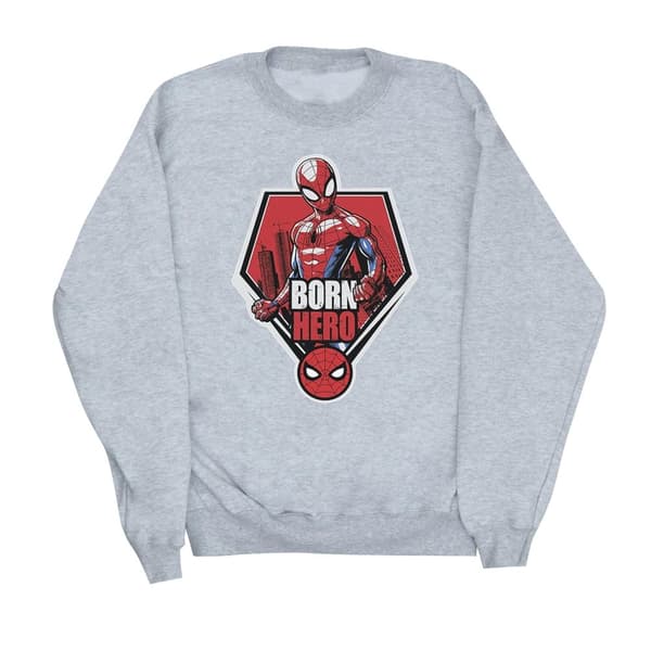 Marvel Womens/Ladies Spider-Man Born Hero Sweatshirt