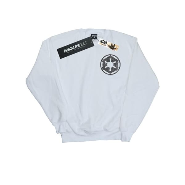 Star Wars Mens The Mandalorian Galactic Empire Insignia Breast Print Sweatshirt