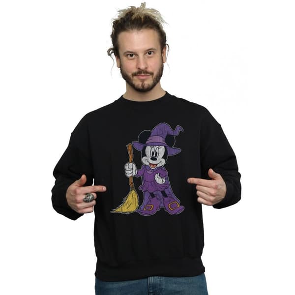 Disney Mens Minnie Mouse Witch Costume Sweatshirt