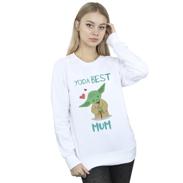 Star Wars Womens/Ladies Yoda Best Mum Sweatshirt