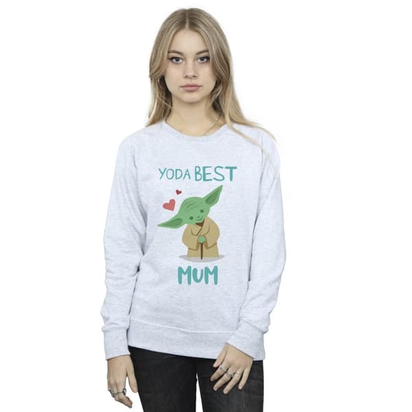 Star Wars Womens/Ladies Yoda Best Mum Sweatshirt