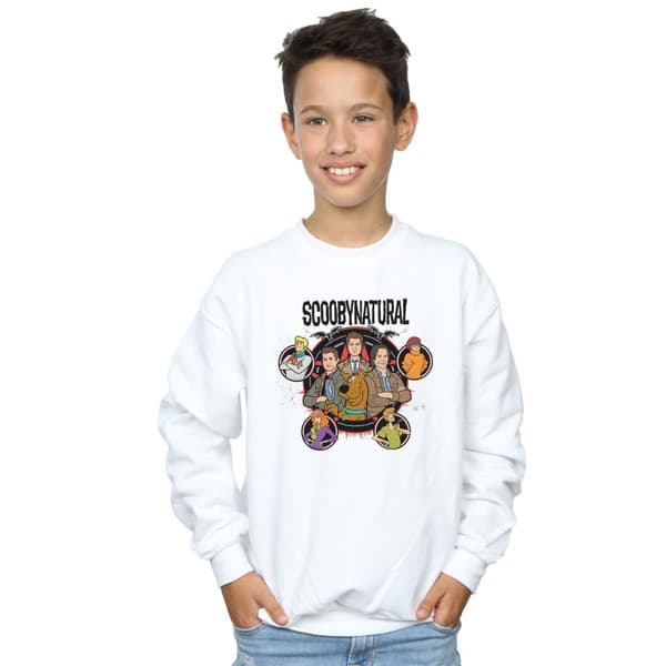 Scoobynatural Pojkar Characters Star Sweatshirt