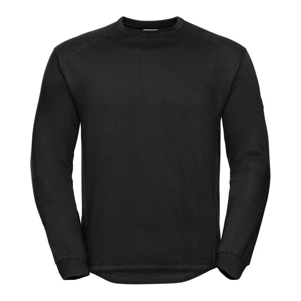 Russell Mens Spotshield Heavy Duty Crew Neck Sweatshirt