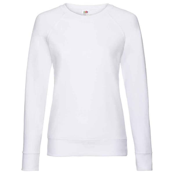 Fruit of the Loom Womens/Ladies Lightweight Lady Fit Raglan Sweatshirt