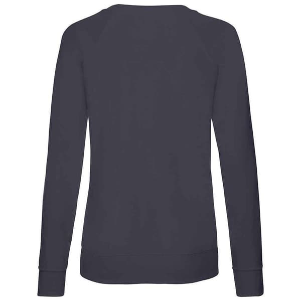 Fruit of the Loom Dam/Tjej Lättvikts Lady Fit Raglan Sweatshirt
