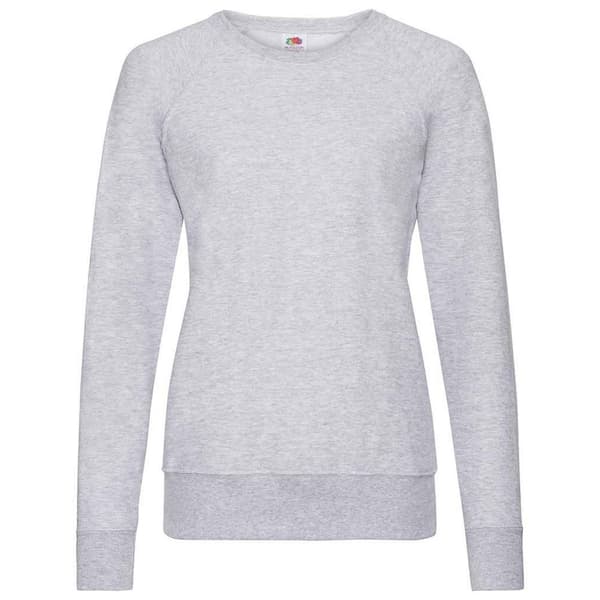 Fruit of the Loom Womens/Ladies Lightweight Lady Fit Raglan Sweatshirt