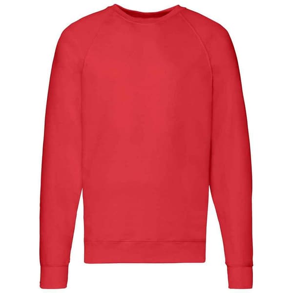 Fruit of the Loom Unisex Adult Lightweight Raglan Sweatshirt