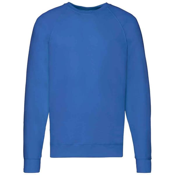 Fruit of the Loom Unisex vuxen lättvikts raglansweatshirt