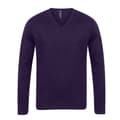 Miniatyrbilde 1 av 4: Henbury Mens Cotton Acrylic V Neck Sweatshirt