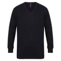 Miniatyrbilde 1 av 3: Henbury Mens Cotton Acrylic V Neck Sweatshirt