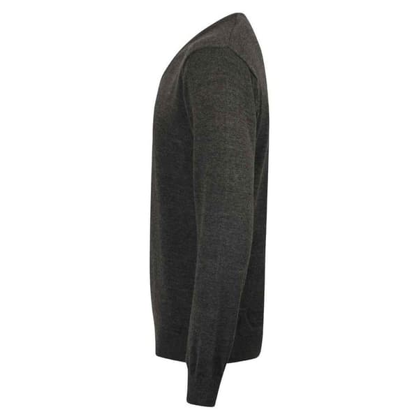 Henbury Mens Cotton Acrylic V Neck Sweatshirt
