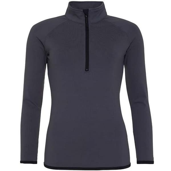 AWDis Cool Dam/Tjej Halv dragkedja Girlie Sweat Top