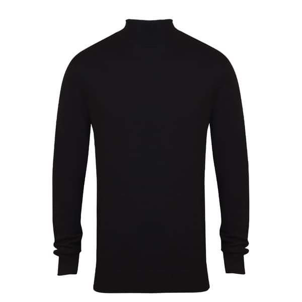 Henbury Mens Roll Neck Sweatshirt