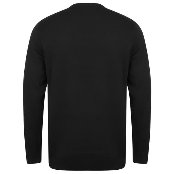 Henbury Mens Cotton Acrylic Crew Neck Sweatshirt