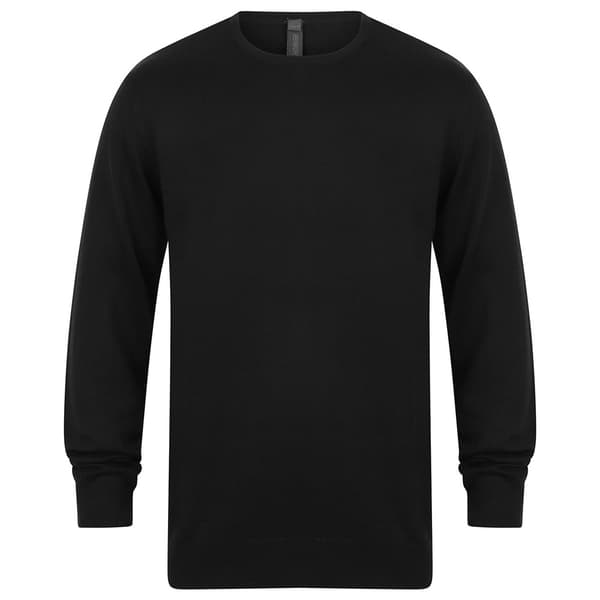 Henbury Mens Cotton Acrylic Crew Neck Sweatshirt