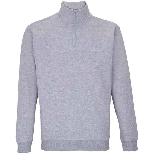 SOLS Unisex vuxen Conrad Marl tröja med kvarts dragkedja