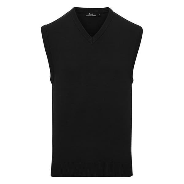 Premier Mens Knitted Sleeveless Sweater Vest