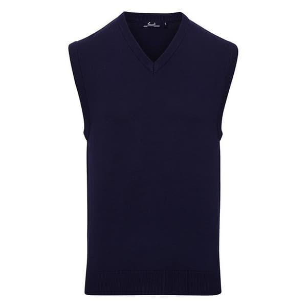 Premier Mens Knitted Sleeveless Sweater Vest