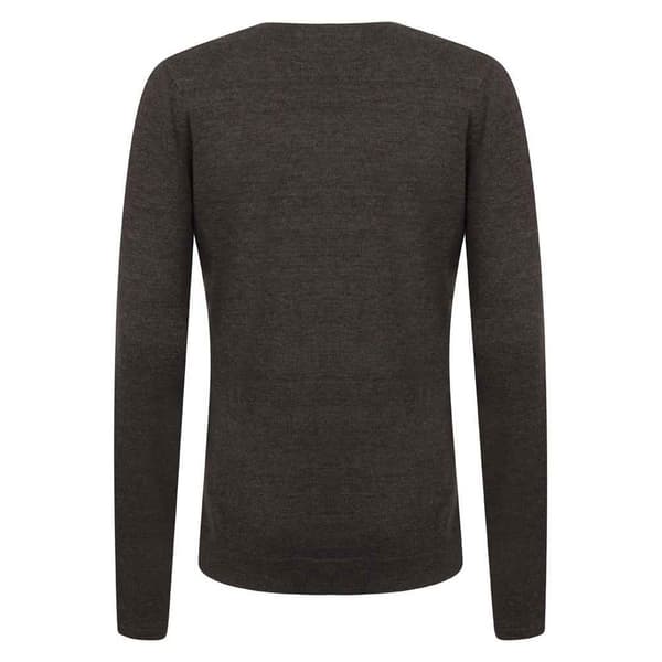 Henbury Womens/Ladies Cotton Acrylic V Neck Sweatshirt