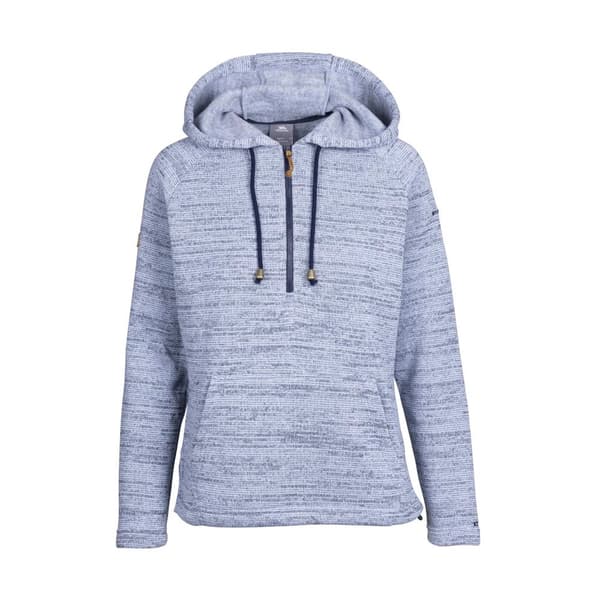 Trespass Dam/Tjej Shamshoo Marl Fleece Top Storm Blue XXS